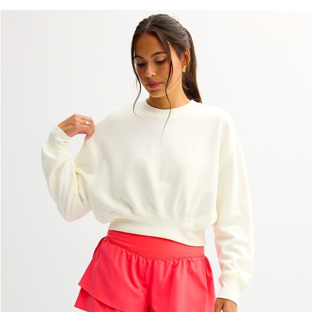 Juniors Crop Sweatshirt